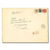 Image 1 : China, 1933 (Mar. 9), splendid registered Sven Hedin large envelope, sent Peiping to Stockholm