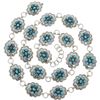 Image 1 : Native American Turquoise Concho Belt
