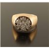 Image 2 : Masculine Mens Diamond Ring Set
