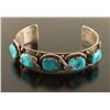 Image 1 : Zuni Sterling & Turquoise Snake Cuff