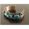 Image 2 : Zuni Sterling & Turquoise Snake Cuff