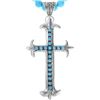 Image 2 : Sleeping Beauty Turquoise Navajo Cross
