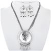 Image 1 : Sterling Silver Native American Necklace