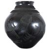Image 1 : Large Black Textured Mata Ortiz Pottery