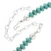 Image 2 : Navajo Turquoise Silver Pendant Necklace