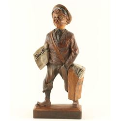 German Wood Carved Whistler