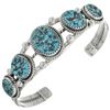 Image 1 : Natural Kingman Turquoise Ladies Bracelet