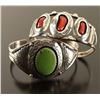 Image 2 : Lot of 2 Sterling Silver & Stone Cuffs