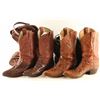 Image 1 : Lot of 2 Pairs Cowboy Boots