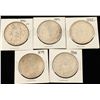 Image 1 : Lot of 5 Morgan Silver Dollars