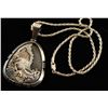 Image 1 : Sterling Silver Pendant with Gold Overlay