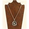 Image 2 : Sterling Silver Pendant with Gold Overlay