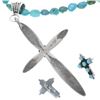 Image 2 : Native American Cross Pendant Necklace Set