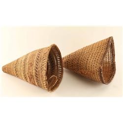 Lot of 2 Burden Baskets