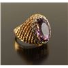 Image 2 : Amethyst & Diamond Ring