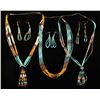 Image 1 : Lot of 3 Multi Strand Beaded Necklaces