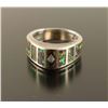 Image 1 : Sterling Silver & Fire Opal Ring