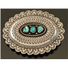Image 1 : Navajo Concho Style Belt Buckle