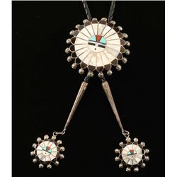 Zuni Inlaid Bolo Tie