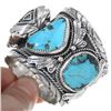 Image 2 : Old Pawn Navajo Turquoise Watch Cuff