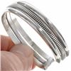 Image 2 : Navajo Indian Silver Unisex Bracelet