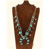 Image 1 : Navajo Turquoise Squash Blossom