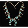 Image 2 : Navajo Turquoise Squash Blossom