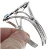 Image 2 : Ladies Natural Kingman Turquoise Two Stone Cuff