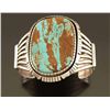 Image 1 : Large Bisbee Turquoise and Sterling Silver Cuff