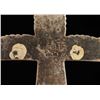 Image 2 : Large Sterling Silver & Lapis Cross Pendant