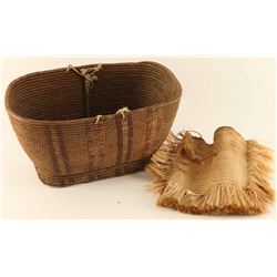 Lot of 2 Woven Items