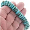 Image 2 : Genuine Turquoise Bead Stretch Bracelet