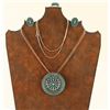 Image 1 : Zuni Turquoise & Sterling Set