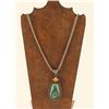 Image 1 : Large Turquoise & Spiny Oyster Pendant