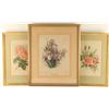 Image 1 : Lot of 3 Floral Lithographs by Paul de Longpre