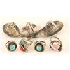 Image 2 : Lot of 6 Navajo Rings