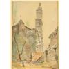 Image 1 : Watercolor on Paper by Max Mayer