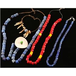 Lot of 3 Trade Bead Necklaces