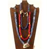 Image 2 : Lot of 3 Trade Bead Necklaces