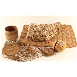 Lot of Basketry Items