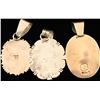 Image 2 : Collection of 3 Sterling Silver & Stone Pendants