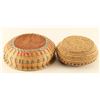 Image 2 : Lot of 2 Coiled Baskets