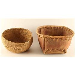 Lot of 2 Baskets