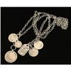 Image 1 : Lot of 2 Sterling Silver Coin Necklaces