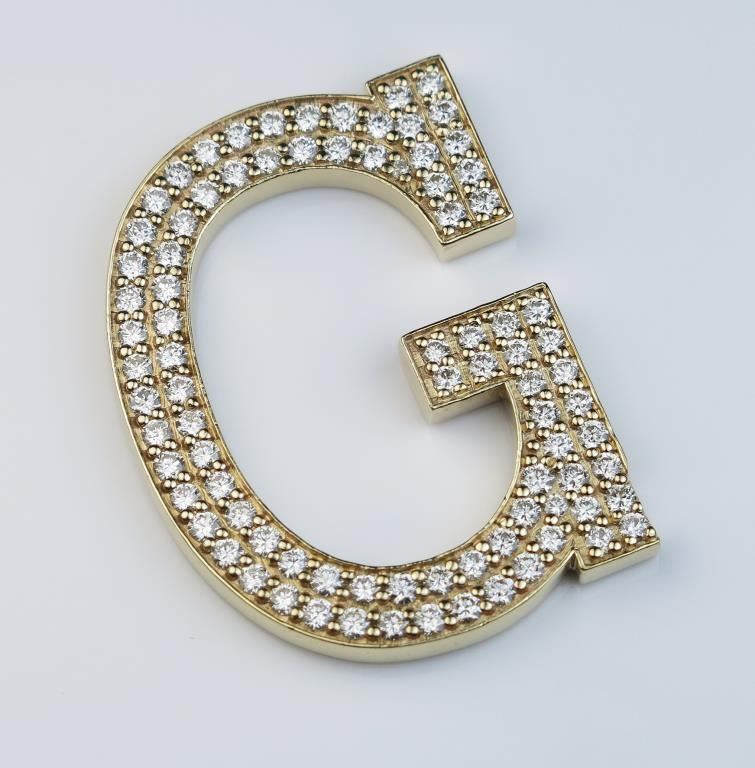 Amazing Custom Diamond Studded Letter