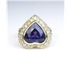Image 3 : Wonderful Heart Shaped Amethyst and Diamond