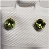 Image 2 : 10K Yellow Gold Peridot(0.5ct) Earrings, Made in Canada, Suggested Retail Value $120