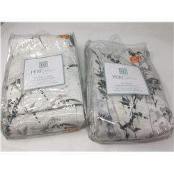 Lot of PeriHome Botanical One Grommet Curtain Panels