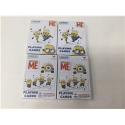 Lot of Despicable Me Playing Cards (4 Count)