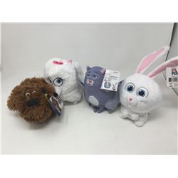Lot of The Secret Life of Pets, Plus Pets (4 count)